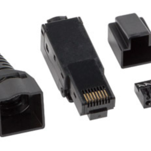 Lanberg PLU-6000TL Conector RJ-45 Negro Cat6 Profesional