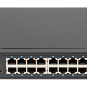 Lanberg RSGE-24 Switch No Administrado Gigabit Ethernet 1U Negro – Conectividad Eficiente y Fiable