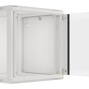 Lanberg WF01-6612-10S Armario Rack 12U Bastidor de Pared Gris - Solución Compacta para Equipos de Red