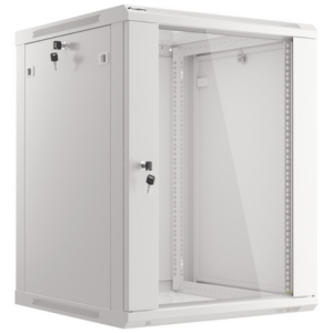 Lanberg WF01-6615-10S Armario Rack 15U Bastidor de Pared Gris para Equipos de Red