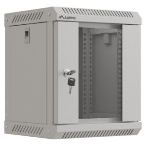 Lanberg WF11-3306-10S Armario Rack 6U Bastidor de Pared Gris - Protección y Organización Profesional