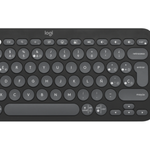 Logitech 920-012227 Teclado y Ratón Inalámbricos RF + Bluetooth QWERTY Español Grafito