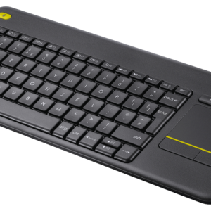 Logitech K400 Plus: Teclado inalámbrico con touchpad integrado para TV y PC