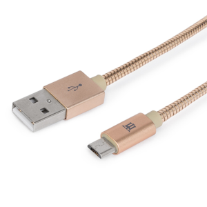 Maillon Technologique Premium MTPMUMG241 Cable USB 2.0 1 m Oro Micro-USB B