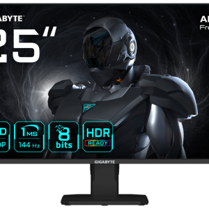 Monitor Gaming GIGABYTE GS25F14 FHD 25” 144Hz 1ms Display HDR 10