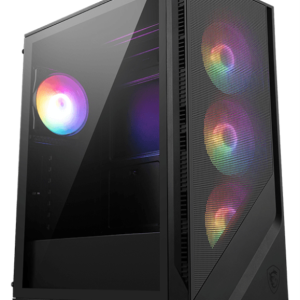MSI MAG FORGE 121A AIRFLOW - Carcasa Midi Tower Negra con Máximo Flujo de Aire