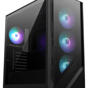 MSI MAG Forge 320R AIRFLOW Micro Torre Negro con Panel Transparente y Máximo Rendimiento
