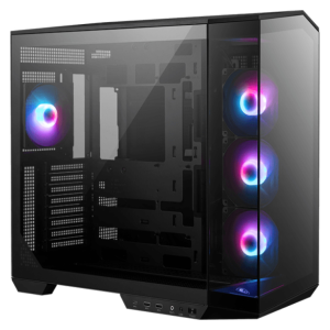 MSI MAG Pano 100R PZ Midi Tower Negro - Caja PC Gaming Compacta y Ventilada