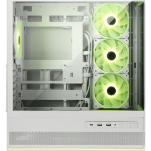 MSI MAG PANO 110R PZ White - Carcasa ordenador Midi Tower blanca con diseño moderno