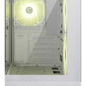 MSI MAG PANO M110R Mini Tower Blanco - Diseño Compacto y Elegante para Gaming