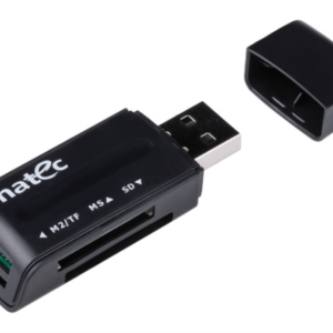 NATEC ANT 3 Mini lector de tarjeta USB 2.0 Negro compacto y rápido