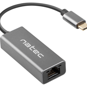 NATEC Cricket USB 3.2 Gen 1 Type-C Gris - Transferencia Ultra Rápida