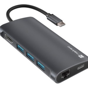 NATEC NMP-2162 Base para Portátil con Replicador de Puertos USB 3.2 Gen 1 Type-C Gris