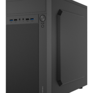 NATEC NPC-2038 Carcasa de Ordenador de Escritorio Negra Compacta y Resistente
