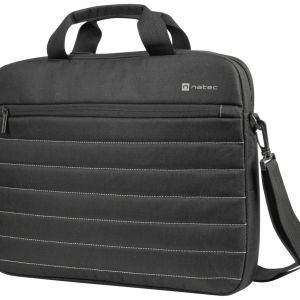 NATEC Taruca 15.6" Maletín Negro para Laptop - Resistente y Elegante