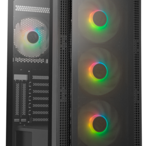 NOX Hummer Horus Midi Tower Negro - Caja PC Gaming de Alto Rendimiento
