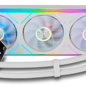 NOX Hummer M-360 LCD Kit RL Magnético ARGB Blanco - Refrigeración Líquida Premium