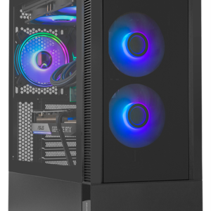 NOX Hummer Nemesis Midi Tower Negro – Caja PC Gaming con Diseño y Refrigeración Avanzada