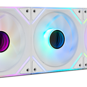 NOX Hummer Pro Link Ventilador 12 cm Blanco para Carcasa de Ordenador - 3 piezas