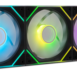 NOX Hummer Pro Link - Pack 3 Ventiladores PC 12 cm Negro