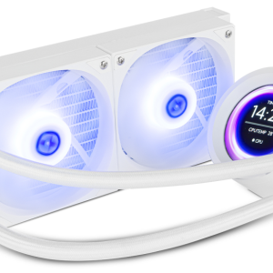 NOX Hummer X-240 LCD Blanco - Procesador y Refrigerador de Aire 12 cm