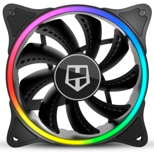 NOX Hummer X-Fan Ventilador de Carcasa para Ordenador 12 cm Negro