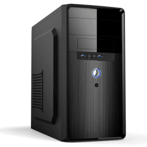 PC Case MPC24 Torre Negra con Fuente 500 W - Diseño Moderno y Eficiente