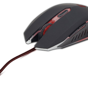 Ratón Gaming Ambidiestro Gembird MUSG-001-R USB Tipo A 2400 DPI