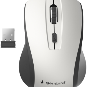 Ratón inalámbrico Gembird MUSW-4B-02-BS para oficina ambidiestro 1600 DPI