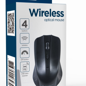 Ratón Inalámbrico Óptico Ambidextro Gembird MUSW-4B-04 1600 DPI para Oficina