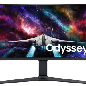 Samsung G95NC pantalla PC 57" Dual UHD 7680x2160 LED Negro y Blanco