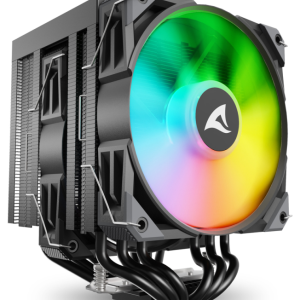 Sharkoon A60 RGB Refrigerador de Aire para Procesador 12 cm Negro