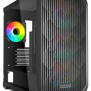 Sharkoon MK3 RGB Micro Torre Negro – Caja compacta con iluminación personalizable