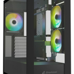 Sharkoon Rebel C60 Midi Tower Negro - Caja PC Gaming Compacta y Versátil