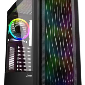 Sharkoon RGB Wave Escritorio Negro para Gaming con Iluminación LED