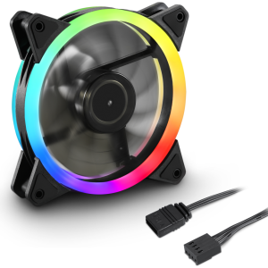 Sharkoon Shark Blades PWM Ventilador PC 12 cm Negro - 1 pieza