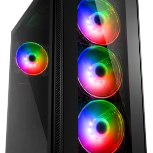 Sharkoon TG5 Pro RGB Negro - Torre Midi con Iluminación RGB y Diseño Moderno