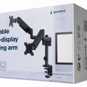 Soporte para Monitor Gembird MA-DA2P-01 para Pantallas de hasta 32" - Negro