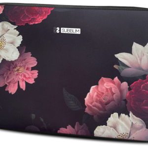SUBBLIM Funda Neopreno Trendy Sleeve Neo Flowers para Portátil 15,6"