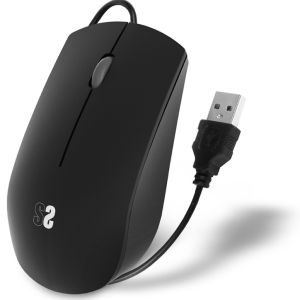 SUBBLIM Ratón Business Silencioso USB 1200 DPI con Cable
