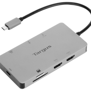 Targus DOCK423EU Base para Portátil y Replicador de Puertos USB 3.2 Gen 1 Type-C Plata