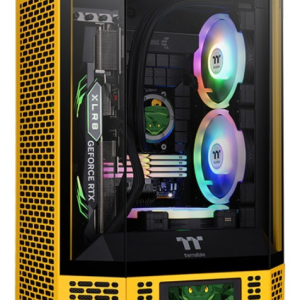 Thermaltake 300 Bumblebee Micro Torre Amarillo - Caja PC Compacta y Estilizada
