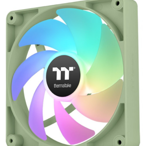 Thermaltake Matcha Green CT120 Ventilador para Carcasa PC 12 cm Verde y Blanco - Pack 2 Unidades
