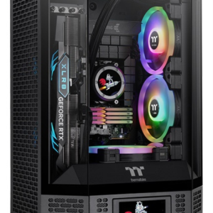 Thermaltake The Tower 300 Micro Torre Negro – Caja Compacta y Elegante para PC