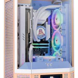 Thermaltake Tower 300 Peach Fuzz Micro Torre Durazno – Diseño Compacto y Elegante