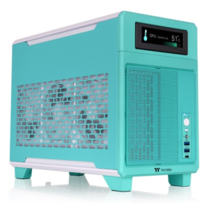 Thermaltake TR100 Mini Tower Color Menta - Diseño Compacto y Moderno