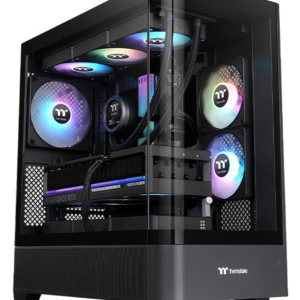 Thermaltake View 290 TG ARGB Midi Tower Negro - Caja PC con Paneles de Vidrio Templado y RGB