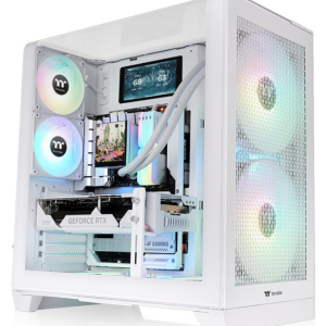 Thermaltake View 390 Air Midi Tower Blanco - Caja PC para Gaming y Refrigeración Óptima