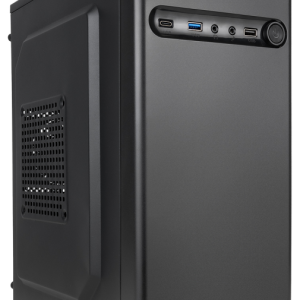 TooQ Caja Minitorre Micro-ATX DODEKA ULTRA Negra – Compacta y Resistente