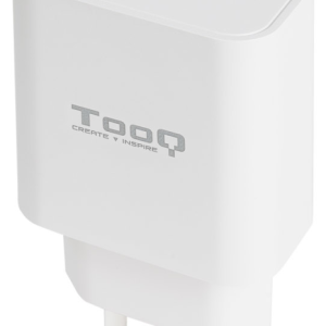 TooQ Cargador de Pared USB-C PD 20W Blanco - Carga rápida y segura